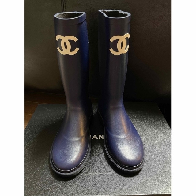CHANELシャネルブーツ雨靴 - 通販 - pinehotel.info