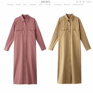 ANAYI⭐︎カルゼストレッチワンピース⭐︎36