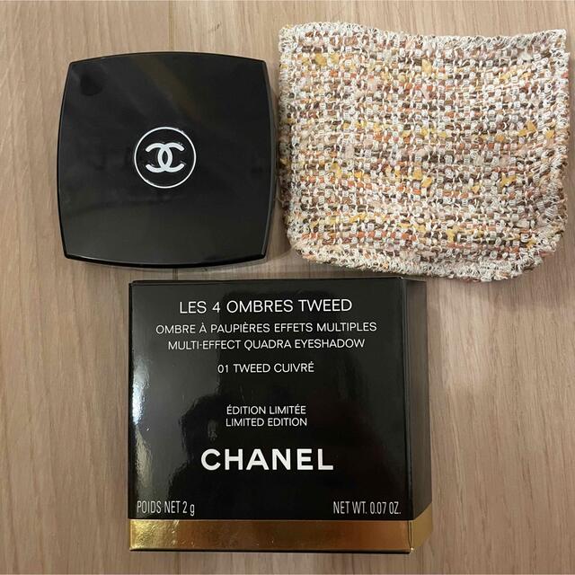 CHANEL(シャネル)のレ　キャトル　オンブル　ツイード01 コスメ/美容のベースメイク/化粧品(アイシャドウ)の商品写真