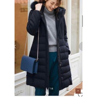 新品 未使用 タグ付き ANAYI アナイ 2017AW ダウンコート 36