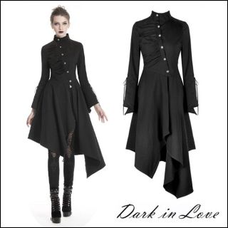 新品　Dark in Love　ダークインラブ　アシンメトリロングコート(ロングコート)