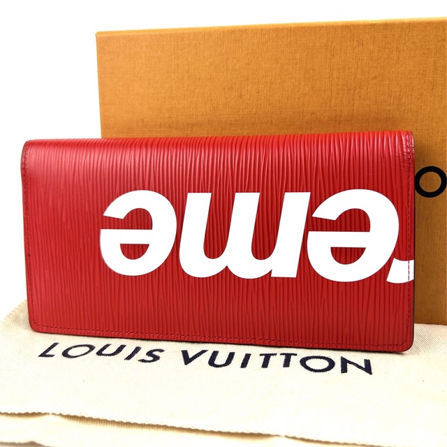 LOUIS VUITTON(ルイヴィトン)の《入手困難》✨未使用✨ルイヴィトン　ブラザ　シュプリーム　長財布　エピ　正規品 メンズのファッション小物(長財布)の商品写真
