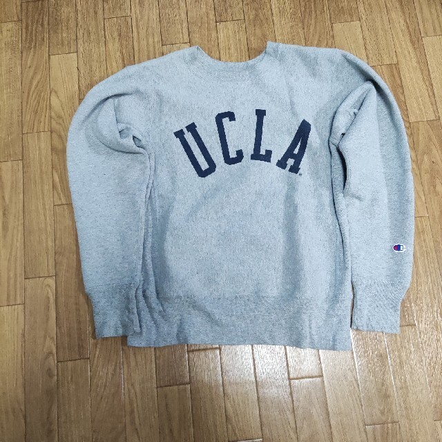 超美品　チャンピオン　リバースウィーブ　染み込みプリント　UCLA　赤タグ