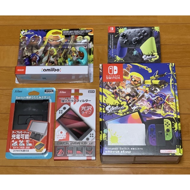 送料無料 新品】ニンテンドースイッチ スプラトゥーン3 本体、他 5点