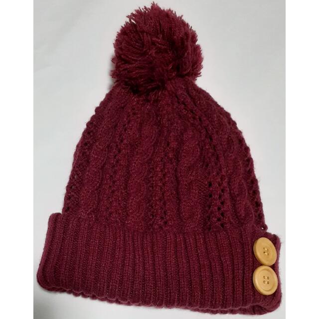 冬　ニット帽 レディースの帽子(ニット帽/ビーニー)の商品写真