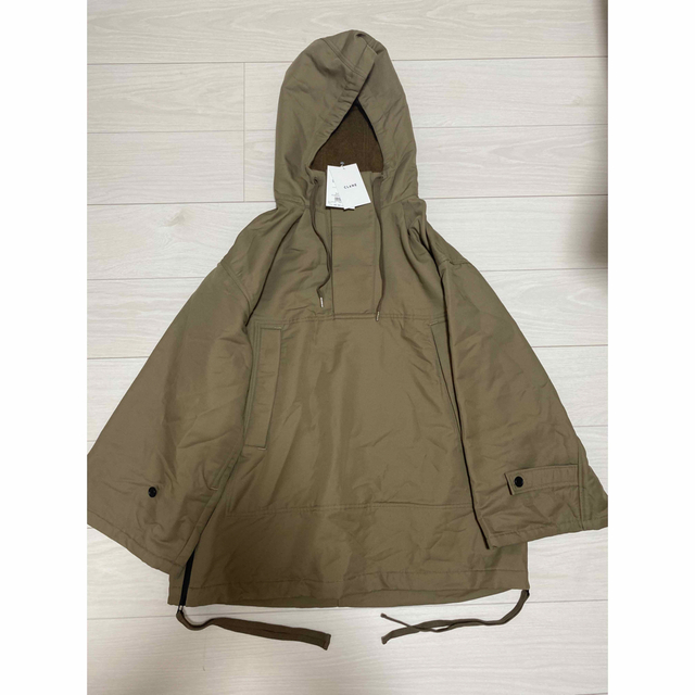 CLANE クラネ SIDE OPEN WIDE ANORAK BEIGE