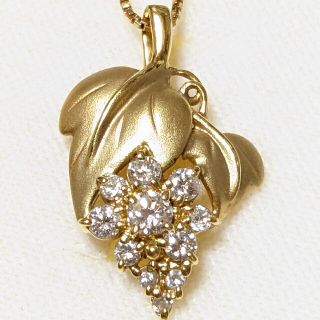 ジュエリーマキ(ジュエリーマキ)のK18 ダイアモンド0.43ct    ネックレストップ(ネックレス)