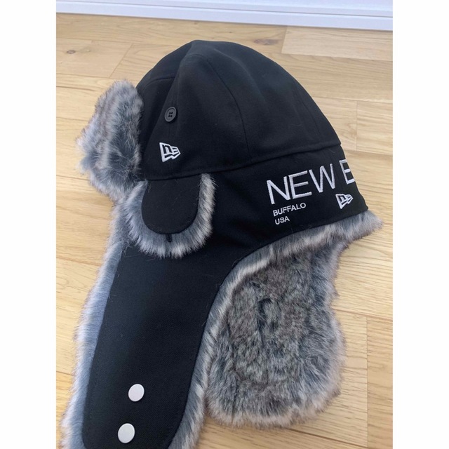 Mサイズ トラッパー The Trapper NEW ERA ロゴ ブラック