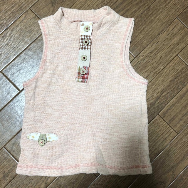 Biquette(ビケット)のbiquette ベスト 90 キッズ/ベビー/マタニティのキッズ服女の子用(90cm~)(カーディガン)の商品写真