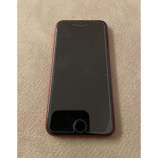 アイフォーン(iPhone)のSIMフリー　iPhone SE 第2世代 (SE2) レッド　128GB(スマートフォン本体)