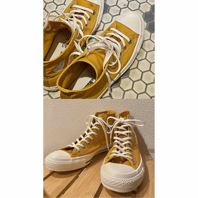 converse オールスター 100 カラーズ HI ゴールド/イエロー