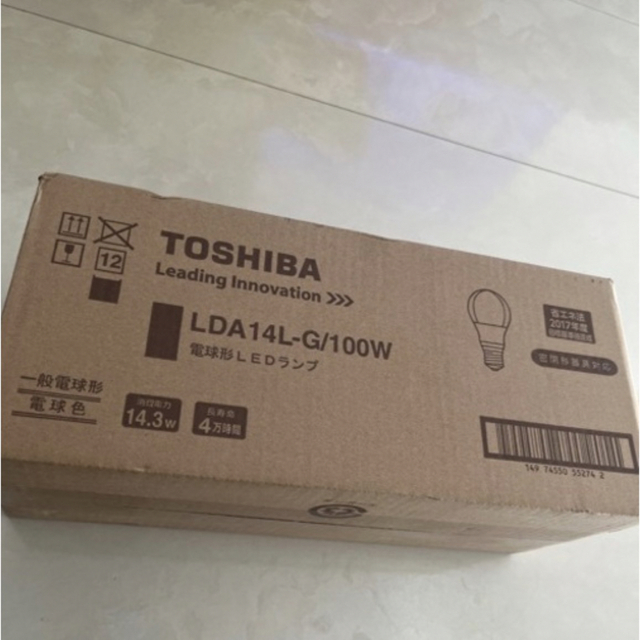 東芝(トウシバ)の東芝　電球型　LEDランプ インテリア/住まい/日用品のライト/照明/LED(蛍光灯/電球)の商品写真