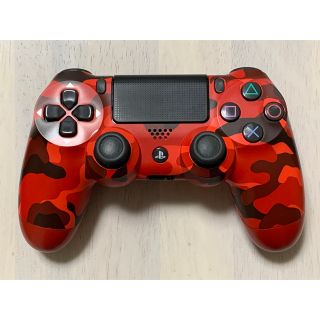 プレイステーション4(PlayStation4)の純正 PS4 コントローラー DUALSHOCK4 レッド カモフラージュ 赤(その他)