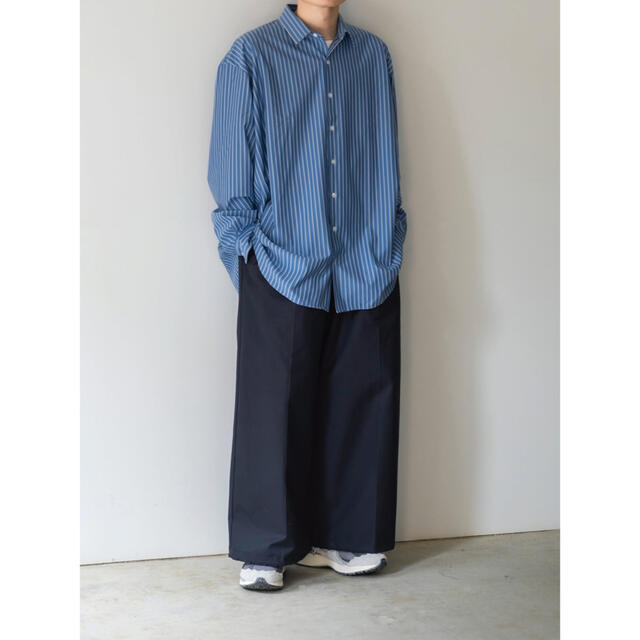 1LDK SELECT(ワンエルディーケーセレクト)の【RYO TAKASHIMA着用】KANEMASA +81別注 ストライプシャツ メンズのトップス(シャツ)の商品写真