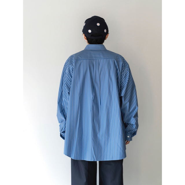 1LDK SELECT(ワンエルディーケーセレクト)の【RYO TAKASHIMA着用】KANEMASA +81別注 ストライプシャツ メンズのトップス(シャツ)の商品写真