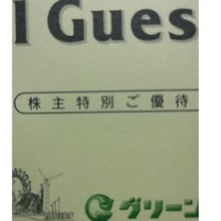 グリーンランド　株主優待　1冊(その他)