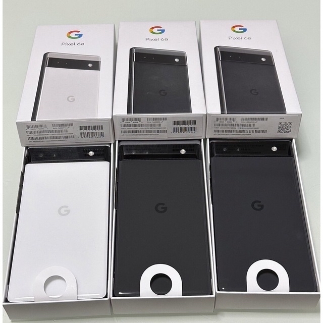 pixel6a charcoal.chalk 128GB（3台セット） 1