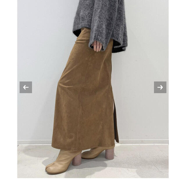 レディースArtificial Leather Maxi Skirt