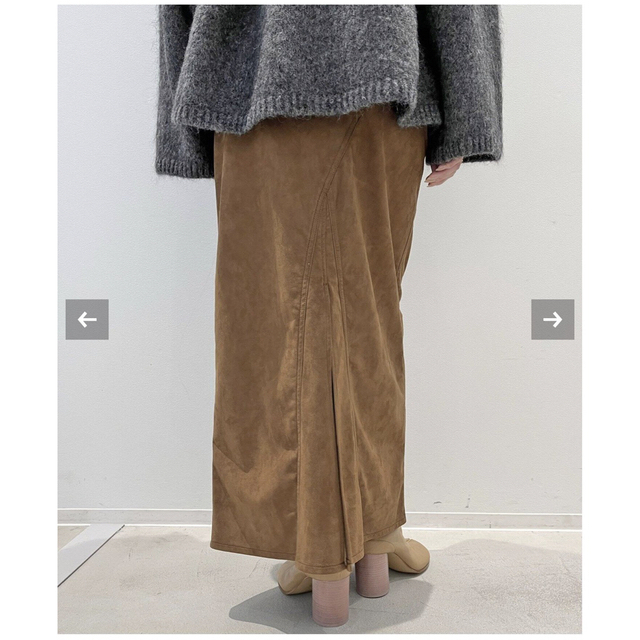 L'Appartement DEUXIEME CLASSE(アパルトモンドゥーズィエムクラス)のArtificial Leather Maxi Skirt レディースのスカート(ロングスカート)の商品写真