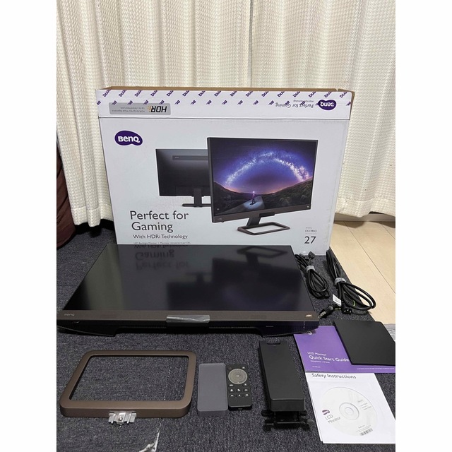 【箱付き】BenQ MOBIUZ EX2780Q ゲーミングモニター【送料無料】