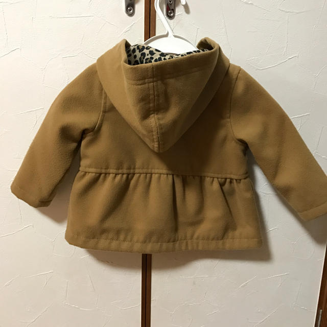 Old Navy(オールドネイビー)のOLDNAVY ペプラム ダッフルコート 12-18M キッズ/ベビー/マタニティのベビー服(~85cm)(ジャケット/コート)の商品写真