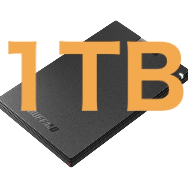 バッファロー SSD 外付け 1.0TB SSD-PG1.0U3-BC/N