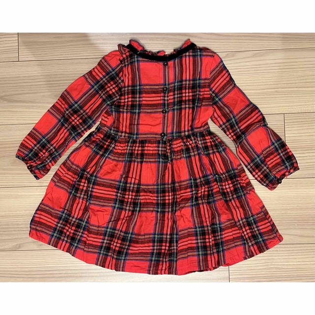 NEXT(ネクスト)のnext チェック柄ワンピース　2-3yrs(98cm) キッズ/ベビー/マタニティのキッズ服女の子用(90cm~)(ワンピース)の商品写真