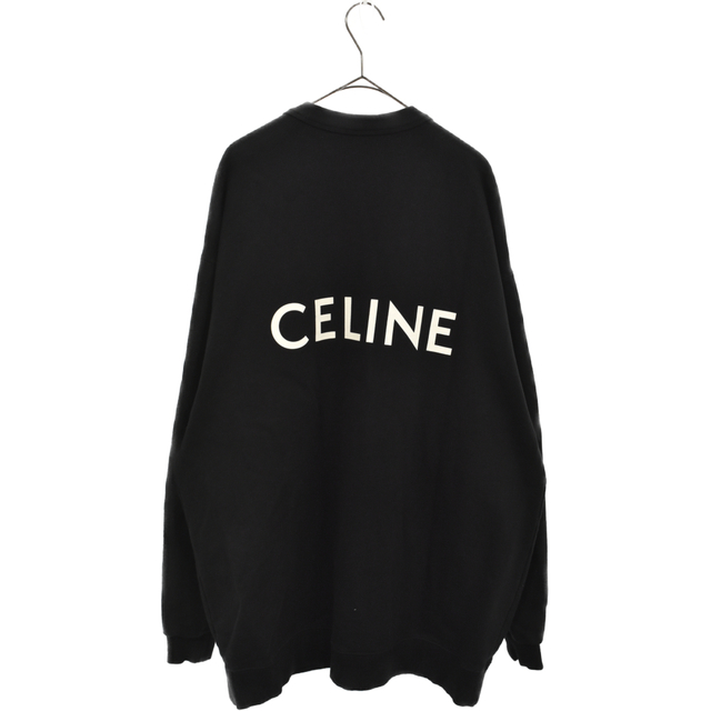 CELINE セリーヌ バックロゴオーバーサイズコットンカーディガン 2Y672670Q ブラック CELINE セリーヌ バックロゴオーバーサイズコットンカーディガン 2Y672670Q ブラック