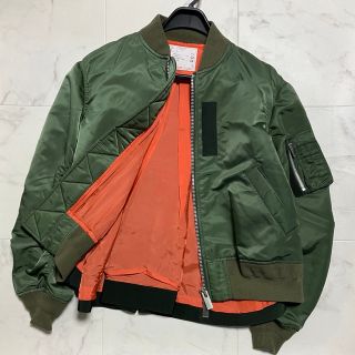 sacai♡フレアMA-1ブルゾン-
