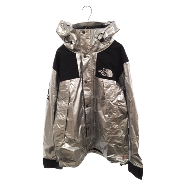 SUPREME シュプリーム 18SS×THE NORTH FACE Metallic Mountain Parka NP11801I×ノースフェイス メタリックマウンテンパーカー シルバー