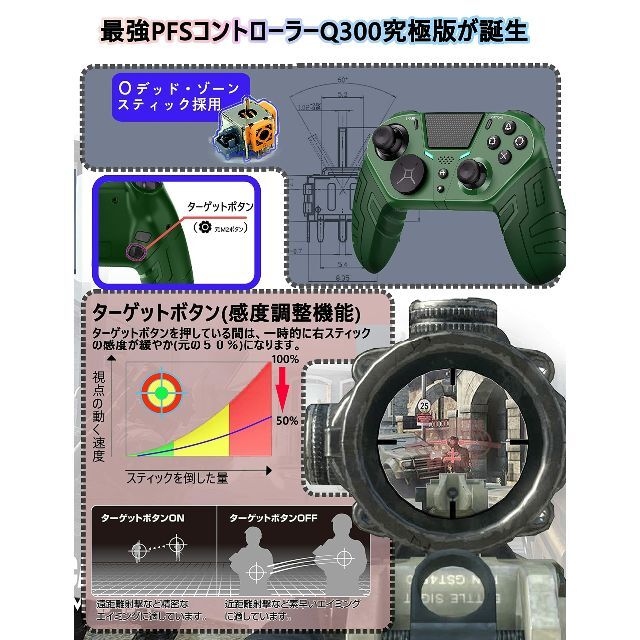コントローラー PS4 PS3 iphone ipad IOS13/14/15  エンタメ/ホビーのゲームソフト/ゲーム機本体(その他)の商品写真
