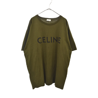 セリーヌ(celine)のCELINE セリーヌ 21SS ロゴプリント 半袖Tシャツ カットソー カーキ 2X681501F(Tシャツ(半袖/袖なし))