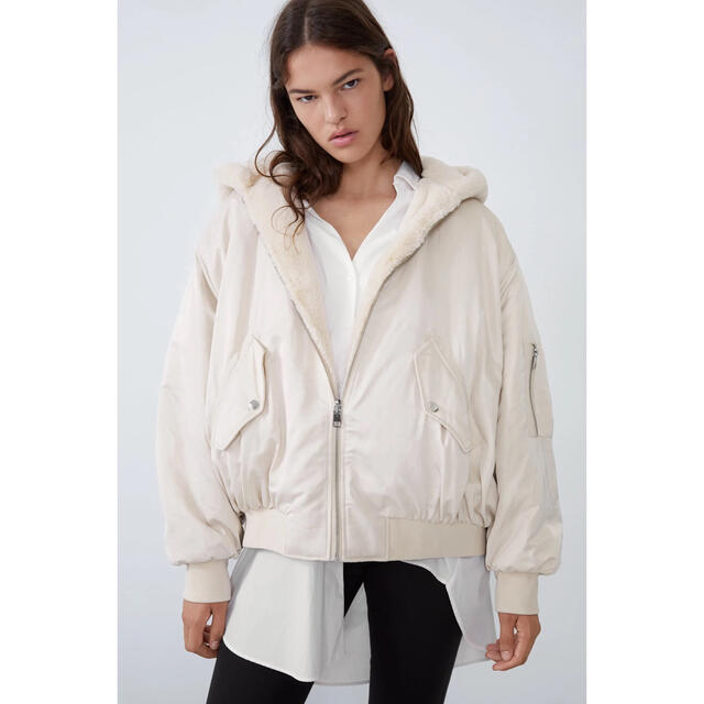 ZARA リバーシブル ボンバージャケット