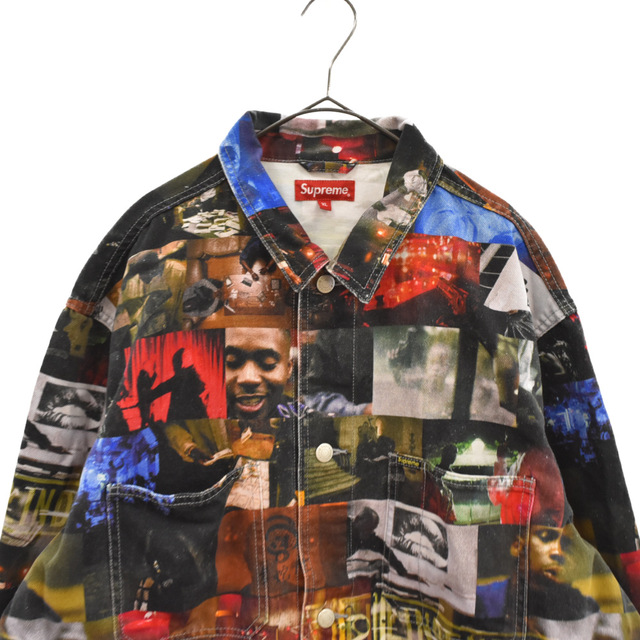 Supreme(シュプリーム)のSUPREME シュプリーム 21AW Nas and DMX Collage Denim ナズ ムービーフォト 総柄 チョアコート マルチ メンズのジャケット/アウター(フライトジャケット)の商品写真