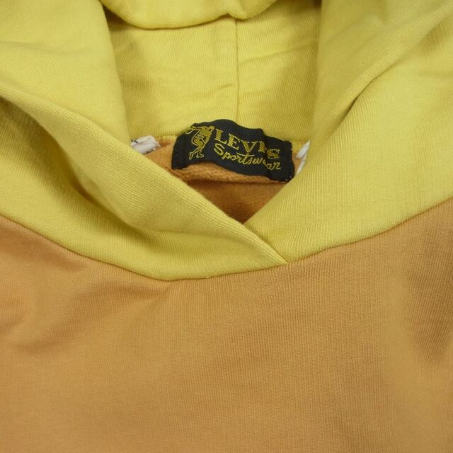 Levi's リーバイス パーカー 94428-0013 LVC VINTAGE CLOTHING SPORTS WEAR 1950'S HOODIE  ヴィンテージクロージング スポーツウェア 50年代復刻 プルオーバ― パーカー イエロー系 XXL【美品】
