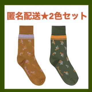 マメ(mame)の【新品未使用】Floral Motif Socks 2色セット/mame (ソックス)