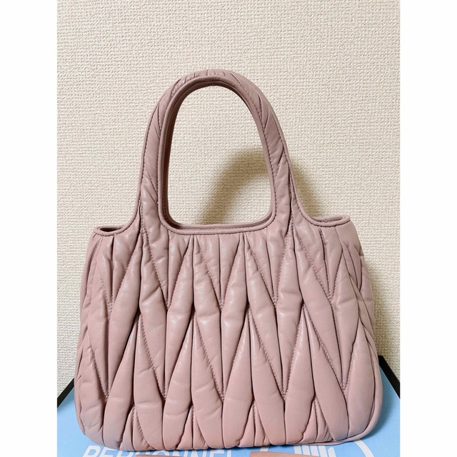 激安の miumiu - MIUMIU バッグ ミュウ ワンダー マテラッセレザー