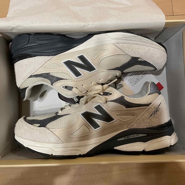 28.5cm New Balance 990V3 ムーンビーム