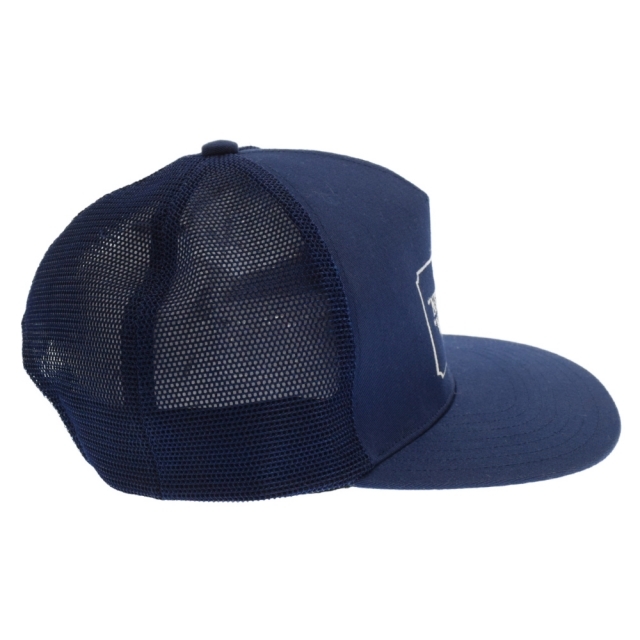 NEIGHBORHOOD(ネイバーフッド)のNEIGHBORHOOD ネイバーフッド ×WIND AND SEA ウィンダンシー NHWDS / C-CAP ロゴプリントメッシュキャップ ネイビー メンズの帽子(キャップ)の商品写真