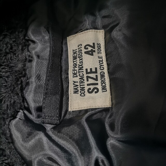 UNCROWD アンクラウド  N-3B コート/XL/black/BLUCO メンズのジャケット/アウター(ミリタリージャケット)の商品写真