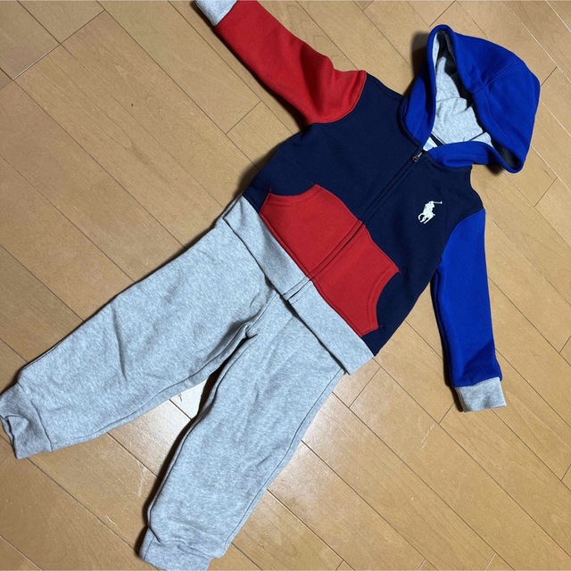 POLO RALPH LAUREN(ポロラルフローレン)のポロ　パーカー　90cm キッズ/ベビー/マタニティのキッズ服男の子用(90cm~)(その他)の商品写真