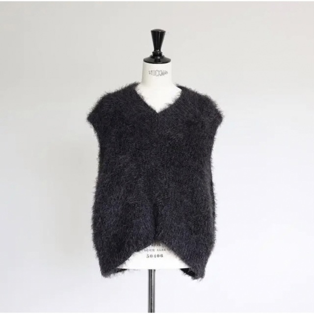 gypsohila ジプソフィア Feather Knit Vest 【楽天ランキング1位