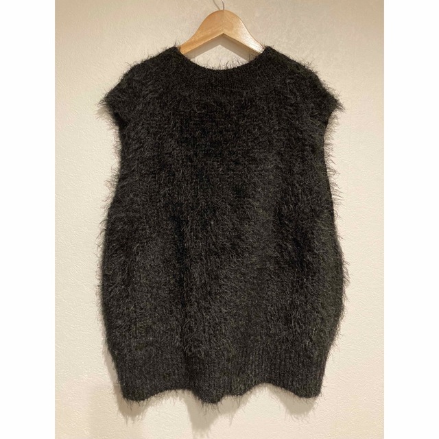 gypsohila ジプソフィア Feather Knit Vest | yoshi-sushi.ca