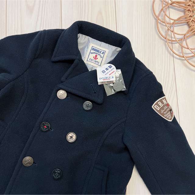 mikihouse DOUBLU.B ピーコート 130cmキッズ服男の子用(90cm~)