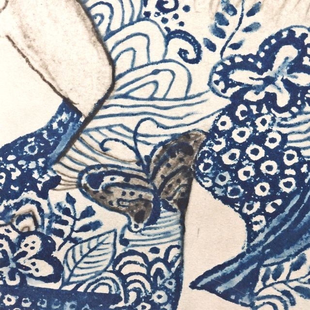 UNISEX S/M 作家不詳 エッチング版画 3/12 直筆サイン入り ギャラリー