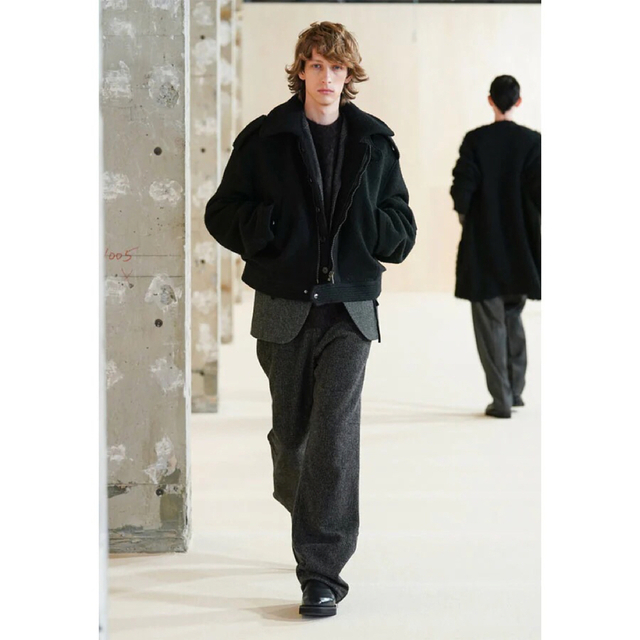 2023定番 22AW AULAREE WOOL HAIRLINE OVER PANTS 高評価定番