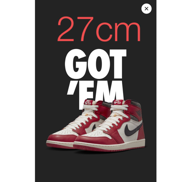 半額SALE/ NIKE - 【新品未使用】AJ1