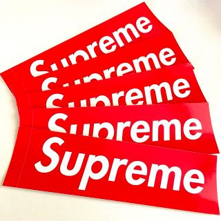 シュプリーム(Supreme)のSupreme ステッカー 5枚 シュプリーム ボックスロゴ ステッカー シール(ノベルティグッズ)