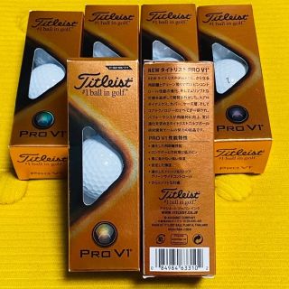 タイトリスト(Titleist)のNew Titleist pro v1 6スリーブ(18個)(ゴルフ)