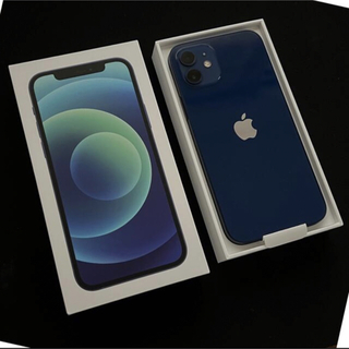アイフォーン(iPhone)のApple iPhone 12 64GB ブルー(スマートフォン本体)